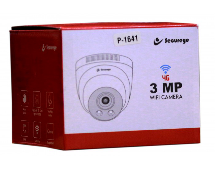 SECUREYE 3MP IP WIFI DOME CAMERA (SIP-3HD-DIRG-4G) 4G SIM SUPPORTED